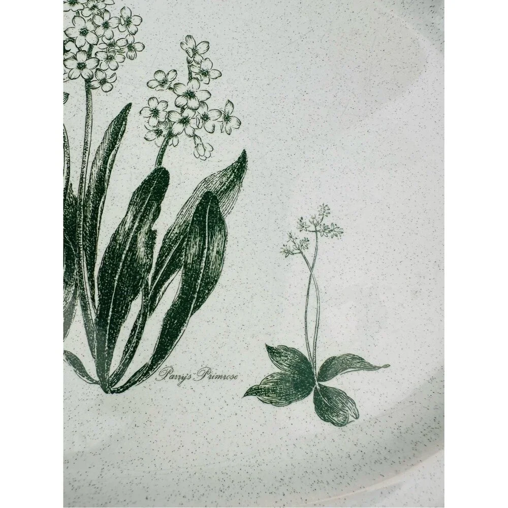 Vintage 1980’s Noritake  Mountain Flowers Oval Serving Platter Stoneware Japan